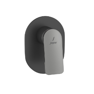 Picture of Внешняя часть однорычажного смесителя, скрытый монтаж - Рычаг: Черный хром | Корпус: Черный матовый