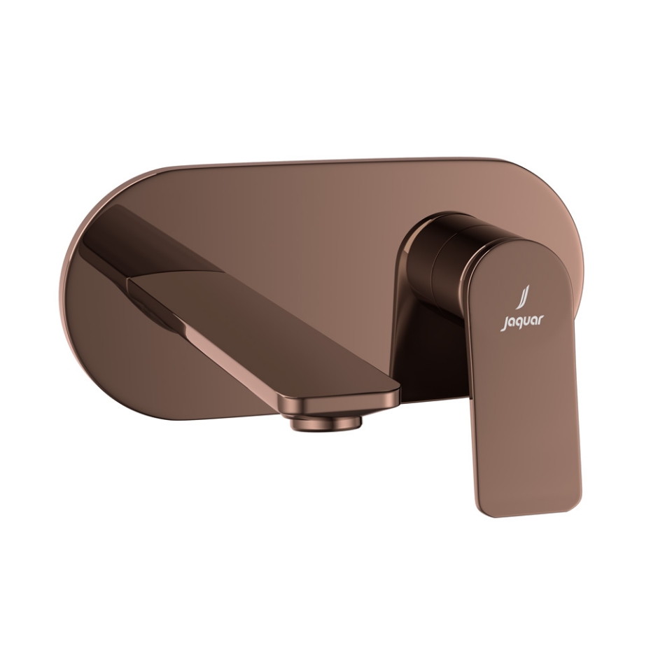 Picture of Exposed Parts of Single Lever Built-in In-wall Manual Valve - Blush Gold PVD