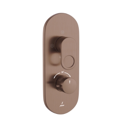 Picture of Aquamax Thermostatic Shower Mixer - Antique Copper