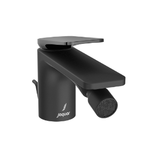 Picture of Однорычажный смеситель для биде с донным клапаном - Рычаг: Черный хром | Корпус: Черный матовый