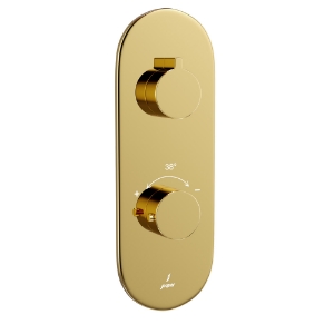 Picture of Aquamax Thermostatic Shower Mixer - Gold Bright PVD