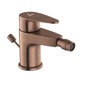 Picture of Single Lever Bidet Mixer with Popup Waste - Antique Copper