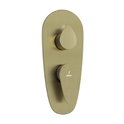 Picture of Однорычажный смеситель для душа Aquamax с переключателем на 3 потребителя - Античная Бронза