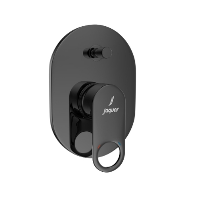 Picture of Внешняя часть однорычажного смесителя скрытого монтажа с увеличенной пропускной способностью - Черный хром