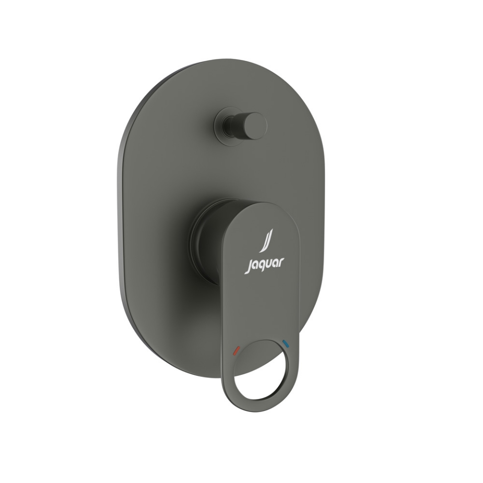 Picture of Внешняя часть однорычажного смесителя скрытого монтажа с увеличенной пропускной способностью - Графит