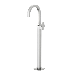 Picture of Kubix Prime Exposed Parts of Floor Mounted Single Lever Bath Mixer - Stainless Steel