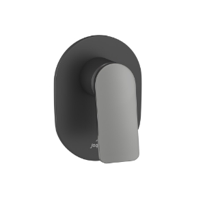 Picture of Exposed Part Kit of Single Lever In-wall Manual Valve - Lever: Black Chrome | Body: Black Matt