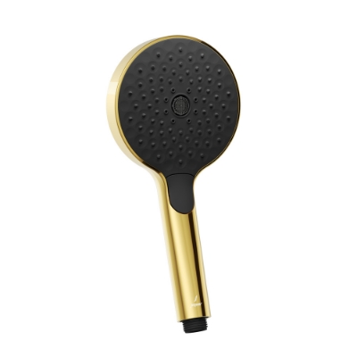 Picture of Octane Flexi Nozzle TriFlow Hand Shower - Gold Bright PVD