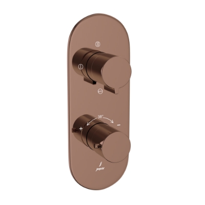 Picture of Термостатический смеситель для душа Aquamax на 3 потребителя - Золото полированное