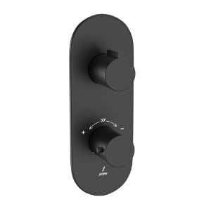 Picture of Термостатический смеситель для душа Aquamax - Черный матовый