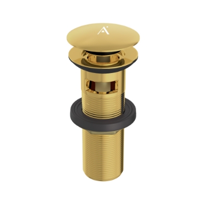 Picture of Донный клапан click-clack для раковины - Золото яркое PVD