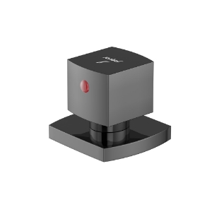 Picture of Deck Mounted Stop Valve Hot Only - Black Chrome