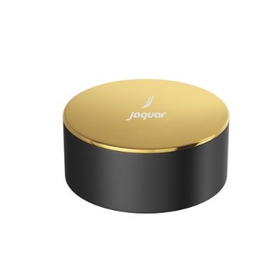 Picture of Deck Mounted Stop Valve Cold Only - Lever: Gold Matt PVD | Body: Black Matt