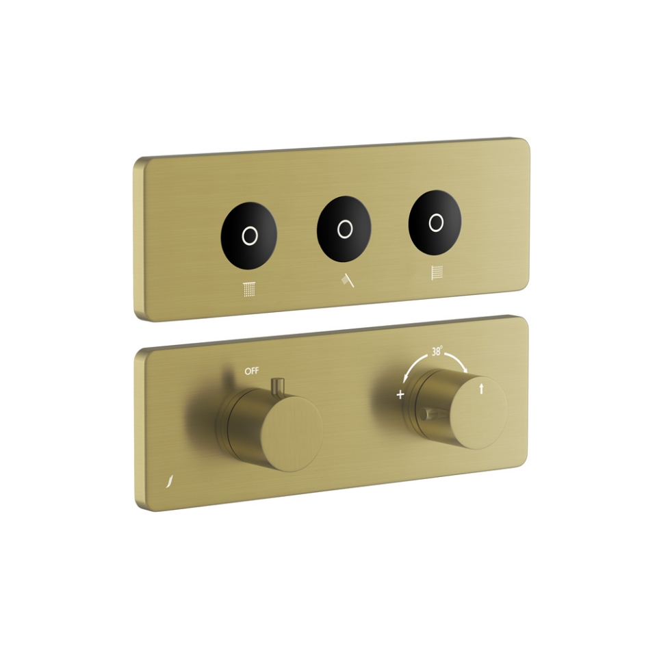 Picture of Exposed Part Kit of CLOUD Touch Shower System with 3 outlets - Antique Bronze